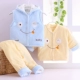 Bộ đồ cotton cho bé cộng với áo ba lỗ phù hợp với quần áo trẻ em mùa thu đông cho bé trai và bé gái