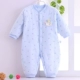 Quần áo sơ sinh cotton mùa thu và mùa đông cotton mỏng người đàn ông và phụ nữ Trẻ sơ sinh cộng với quần áo cotton ấm áp ngoài thủy triều