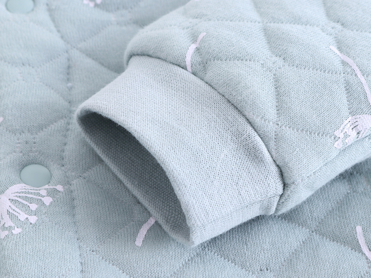 Áo sơ mi cotton mùa thu cho bé sơ sinh bộ đồ liền quần hình thú bé trai