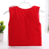 Mùa thu đông mới sơ sinh cho bé sơ sinh dày nam và nữ vest bé cộng với áo cotton cho bé áo đỏ khóa vai áo khoác trẻ em Áo ghi lê