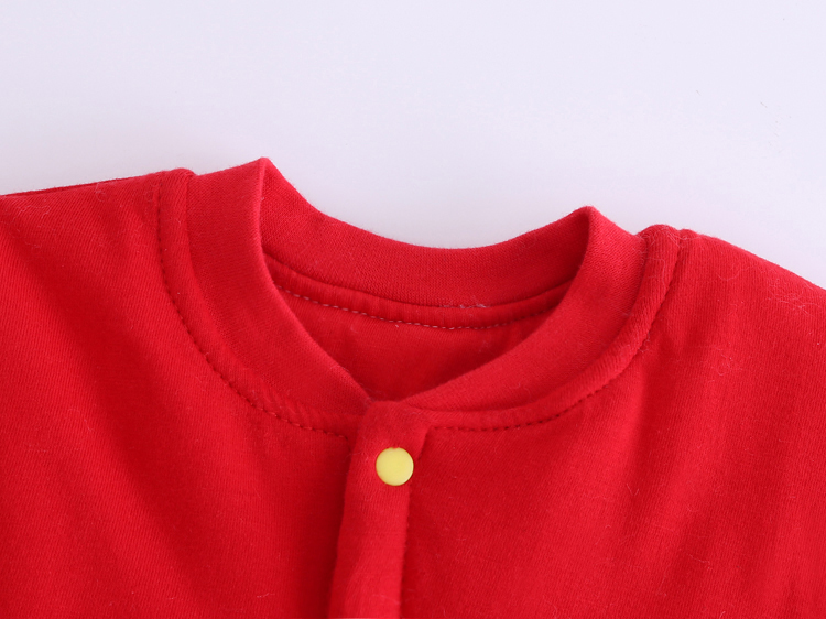 Quần áo dày cho trẻ em Bộ đồ lót cotton ấm áp 0-1 Quần áo sơ sinh cho bé trai và bé gái. áo liền quần hình thú trẻ em