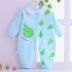 Jumpsuit sơ sinh cotton quần áo trẻ em mùa thu và mùa đông mẫu nam và nữ quần áo trẻ em jumpsuit cotton dài tay Áo liền quần