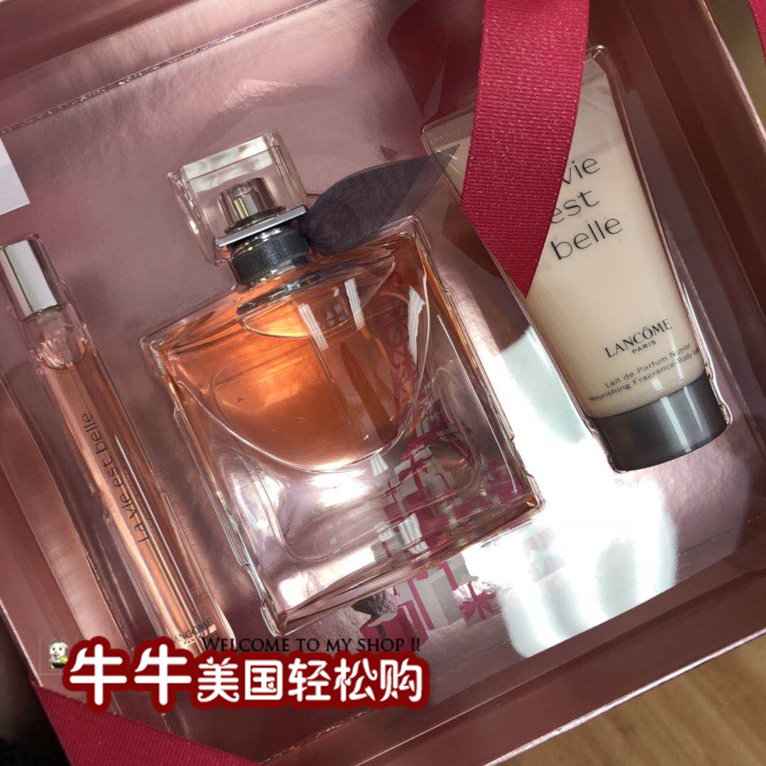【美国代购】Lancome 兰蔻 香水 三件套