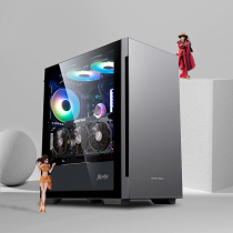 Jinhe Tian Magic Super Computer Cassier Desktop 360 Water Cooling Games full side of matx white