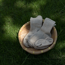 No good see City Healthy and comfortable breathable hemp socks Spring and summer womens socks Mens socks(Mustard Sumeru)