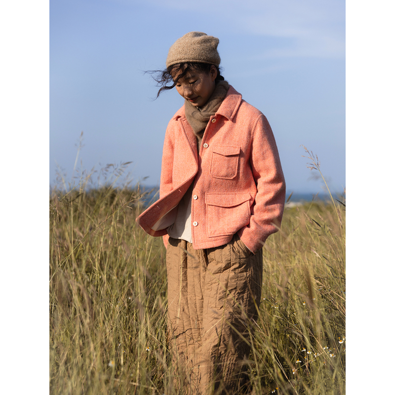 British Imported Harris Tweed | Short Woolen Coat Jacket | No Available in Shanjian City