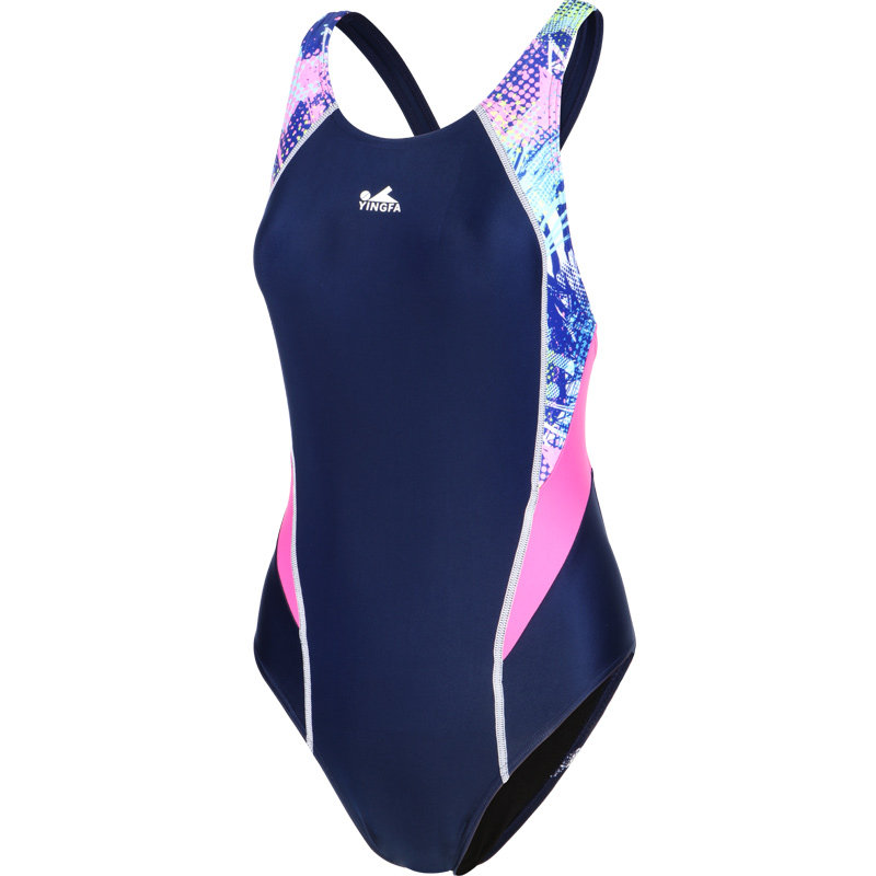 Yingfa Children's Swimsuit Siamese Triangle Training Competition Big Girl Little Girl Sporting Swimsuit