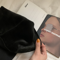 Minimum sea 100 hitch slim fit black plus suede warm pants autumn winter new beat underpants even pants socks woman