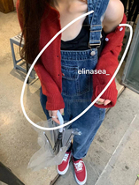 Minimum sea round collar sweater jacket cardiovert woman 2022 New Korean version of the lazy wind outside wearing a short blouse