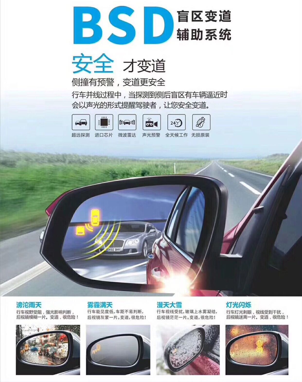 New Elfa BSD Blind Spot Monitoring VELLFIRE20 Department 30 Department Blind Blind Monitoring of 08-20 Wear Law