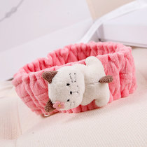 Kara Cat Japan imported brand cartoon cute pure cotton hair band wash face hair band adult headband