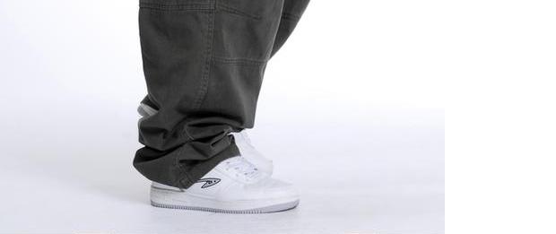 Quần cotton nam mùa thu rộng rãi quần hip-hop hip-hop giản dị Quần béo cộng với béo cộng với quần nam quần jean nam đẹp