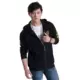 Áo len nam size lớn mùa xuân và mùa thu mỏng phần thể thao giản dị áo hoodie thanh niên học sinh áo len nam - Áo len