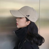 Cap Children Han Edition Baseball Cap Tide Man Summer Casual Letter Duck Tongue Cap Black Student Shade 100 lap sun hat