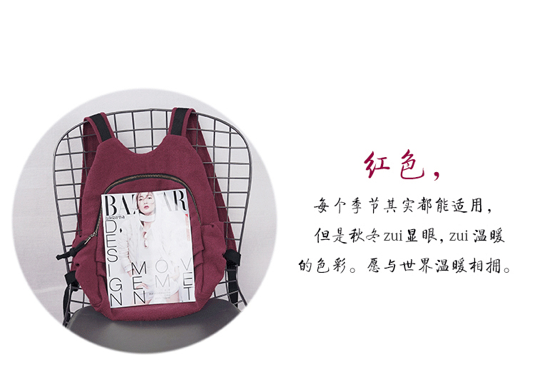 Chengxin phụ nữ thiết kế ban đầu thương hiệu ba chiều xếp li ba lô giản dị giản dị bốn mùa túi đeo vai văn học - Ba lô balo nữ cao cấp