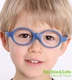 Ý MIRAFLEX trẻ em kính khung silica gel siêu nhẹ chống vỡ viễn thị điều chỉnh cận thị điều chỉnh nhược thị bằng dây thừng - Kính