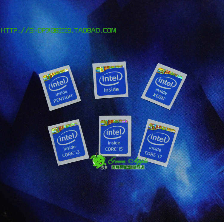 Autocollant pour téléphone mobile INTEL - Ref 1361583 Image 8