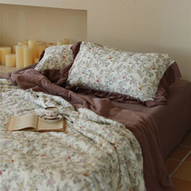 Han Style Fields Garden Wind Double yarn Summer cool quilts by pure cotton Adolescent Hearts Lotus Leaf Side Summer by Little Crushed Flowers Sons Department Air conditioning