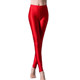 ຜ້າໄຫມແມ່ຍິງ Glossy Outer Wear leggings Thin Yoga Women's Slim Fit Small Feet Nine-Point Large Size Pants Fluorescent Solid Color