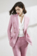 2020 thương hiệu mới màu hồng tím quần phù hợp với hai mảnh bộ cỡ lớn cao cấp phù hợp với chuyên môn khí được ăn mặc như chủ tịch của phụ nữ