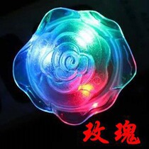 Colorful rose night light LED plug-in baby feeding bedroom bedside light energy-saving night light baby children