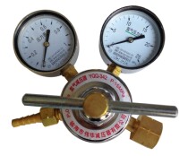 YQQ-342 hydrogen pressure reducer hydrogen pressure reducing pressure gauge) stainless steel hydrogen pressure reducer) steel cylinder valve