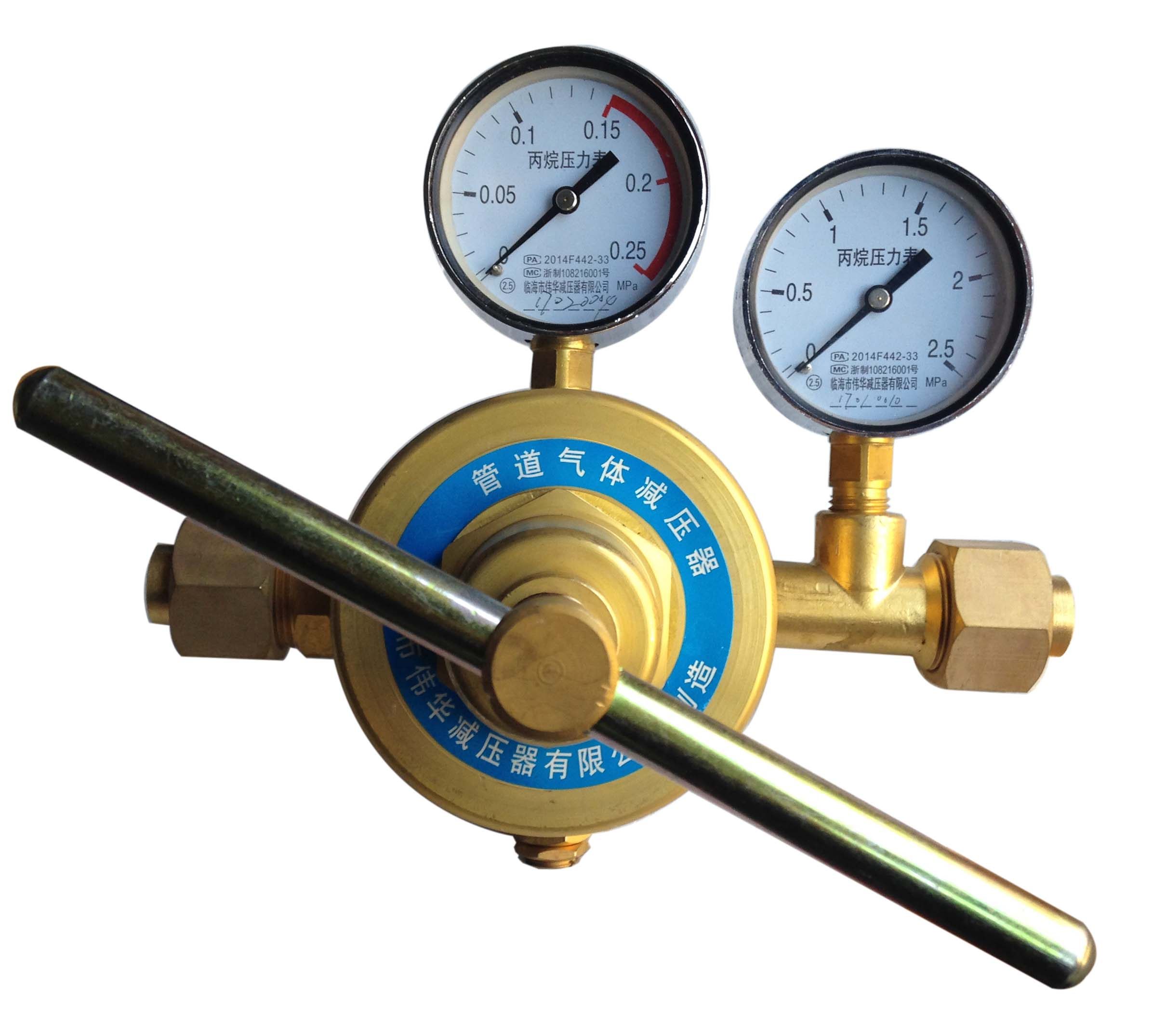 BWJ-224 point valve case propane pressure reducer YQWG-224 liquefied gas pressure reduction pipe large flow full copper