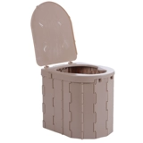 Портативный автомобиль на автомобильном туалетном туалете на открытом воздухе складывание туалета и чрезвычайная ситуация в чрезвычайных ситуациях и детьми в кемпинге