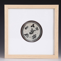 Ming and Qing porcelain pieces Ming Dynasty blue and white honeysuckle porcelain decorative painting family hanging painting art antiques