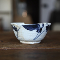 Late Ming Dynasty Jiajing Wanli blue and white bowl with lotus leaf pattern fragments gold repair broken porcelain old porcelain for study