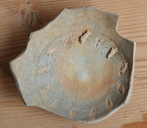 Five dynasty celadon specimens ancient porcelain pieces old porcelain specimens