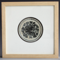 Camellia porcelain pieces Ming and Qing porcelain pieces Ming Dynasty blue and white porcelain specimens decorative paintings family hanging painting art antiques