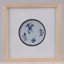 Ming and Qing porcelain pieces Ming Dynasty blue and white porcelain ornaments decoration painting family hanging painting art antiques antiques