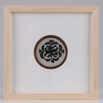 Flower and grass porcelain pieces Ming and Qing porcelain pieces Ming Dynasty blue and white porcelain decoration decoration painting family hanging painting art antiques