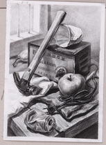 Sketch still life 8 Open K design sketch still life sketch copy Chinese Academy of fine art works all-factor sketch sketching