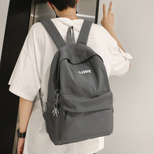 Chaopai backpack, simple and large capacity men's travel backpack, leisure Japanese junior high school students, high school students, and college students' backpack