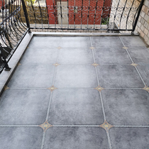 American country antique brick gray outdoor outdoor balcony tile roof garden courtyard retro floor tile non-slip antifreeze