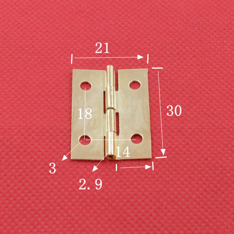 Gift Box Accessories Wood Box Small Hinge Hinge Hinge Luggage Hinge Iron Hinge Copper hinge 30mm