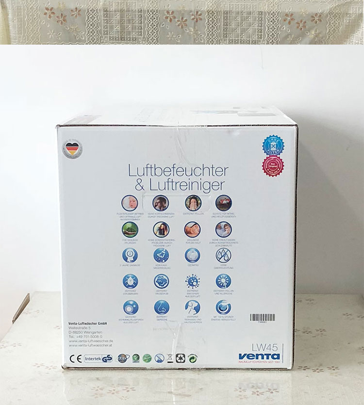 máy lọc không khí daikin Đức gửi thư trực tiếp Máy lọc không khí Venta Venta Lọc PM2.5 để khử formaldehyd 霾 độ ẩm máy lọc không khí sharp fp-j30e-p