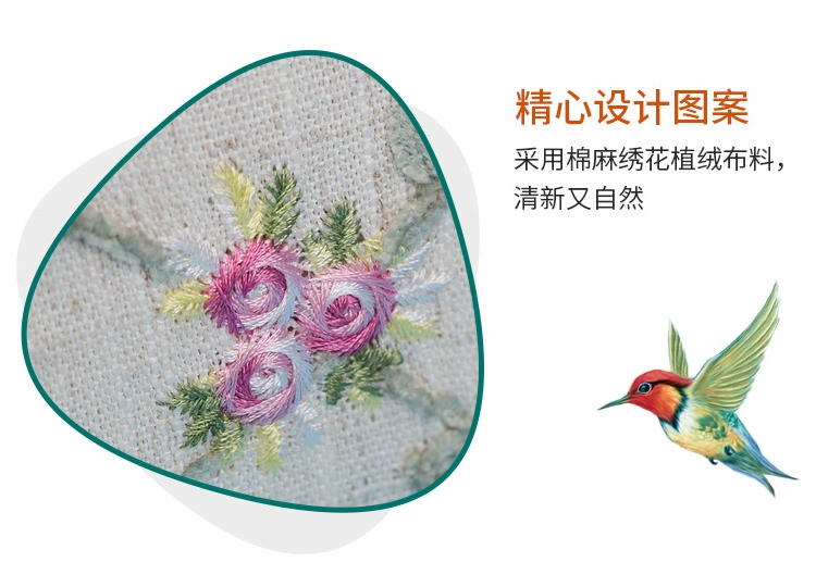 Miệng túi vàng tự làm chất liệu túi vải cotton và lanh thêu phong cách Trung Quốc vải nhung thủ công tự làm túi tre tay cầm - Công cụ & vật liệu may DIY