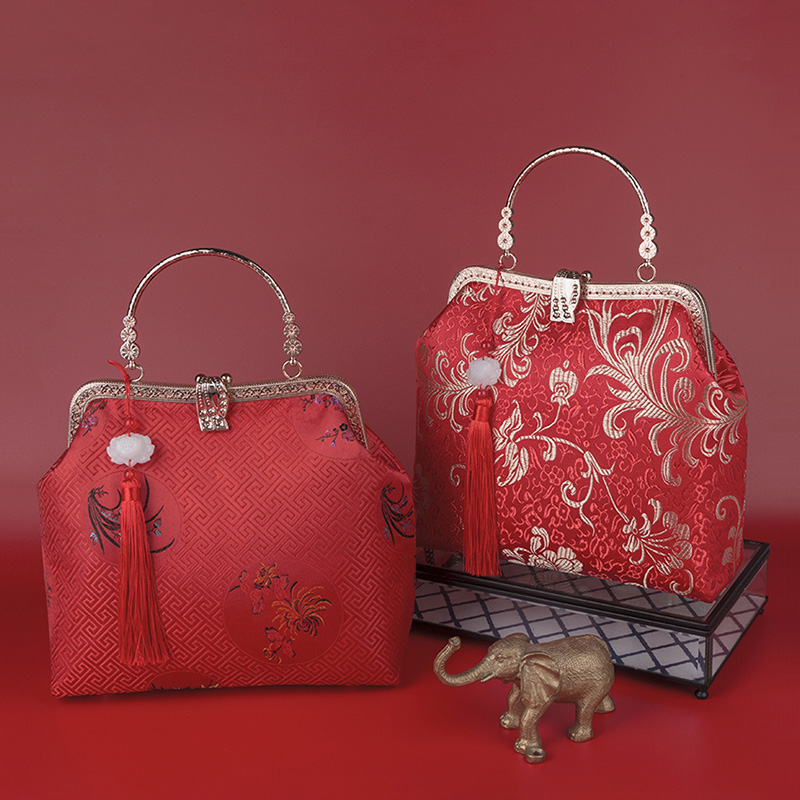 Tang Rabbit Marriage Festival Homemade Material bag Handicraft Diy Handicraft Golden Knitting Non-Finished Product 139#