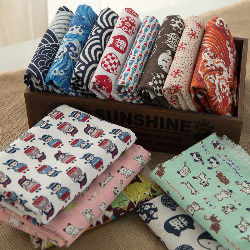 Tang rabbit rabbit cotton fabric shredded cloth and cloth issued coarse linen fabric diy cloth clearing treatment