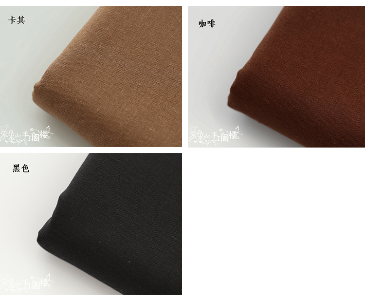 Chất liệu vải cotton trơn vải lanh vải sofa cũ thô vải lanh khăn trải bàn handmade vải tự làm màu đầu đồng bằng vải borip