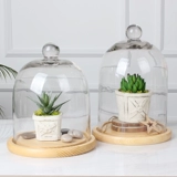 Прозрачный стеклянный капюшон европейский стиль хранения украшения пищевые торт крышка пыли крышка витрина крышка крышки кухни консервация крышка