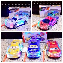 Mid-Autumn Festival childrens portable lantern car luminous music lantern colorful universal wheel deformation sports car small lantern New