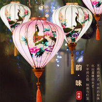 Outdoor waterproof lantern net red card scenic spot Street New year landscape decoration creative Vietnamese flower cloth diamond lamp