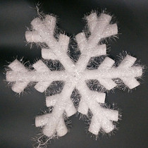 Christmas decorations snowflakes snowflakes oversized three-dimensional stickers foam Christmas pendants decorations snowflakes 80cm