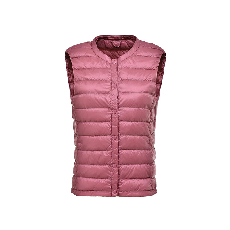 Không có cổ áo mỏng xuống vest vest nam và nữ ngắn vài mẫu siêu nhẹ siêu mỏng mặc quần áo trung niên áo khoác nam hàng hiệu