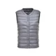 Không có cổ áo mỏng xuống vest vest nam và nữ ngắn vài mẫu siêu nhẹ siêu mỏng mặc quần áo trung niên