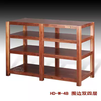 Yinyue Huidian Rack W-4B Double Four-Layer Solid Wood Sound Frame Audio Rack Equipment Frame Power Amplifier Frame Cabinet